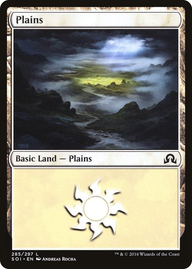Plains (285) #285 L - Shadows over Innistrad Pokemon card