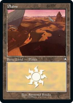 0029 Plains (29) (Retro Frame) L Commander: The Brothers' War