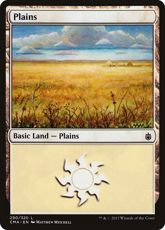 Plains (290) #290 L - Commander Anthology Pokemon card