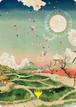 0079 Plains (293) Art Card (79/81) (Gold-Stamped Signature) S Art Series: Kamigawa: Neon Dynasty