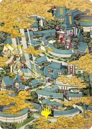 0080 Plains (294) Art Card (80/81) (Gold-Stamped Signature) S Art Series: Kamigawa: Neon Dynasty