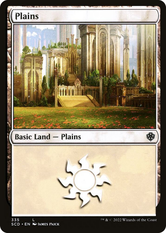 Plains (335) #335 L - Starter Commander Decks Pokemon card