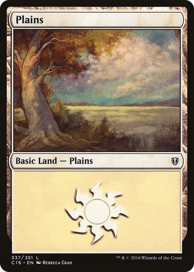 Plains (337) #337 L - Commander 2016 Pokemon card