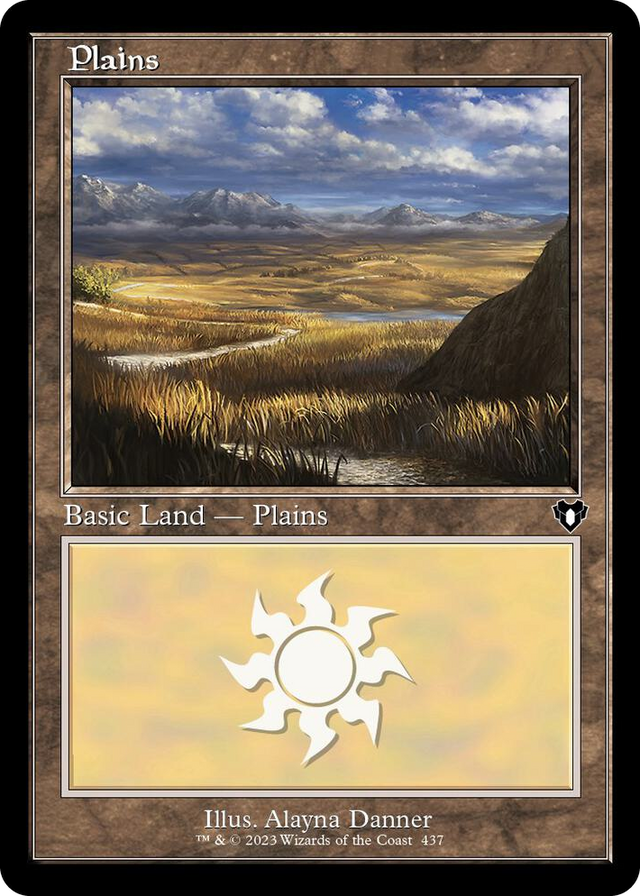 0437 Plains (437) (Retro Frame) L Commander Masters