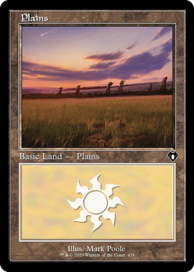 0439 Plains (439) (Retro Frame) L Commander Masters