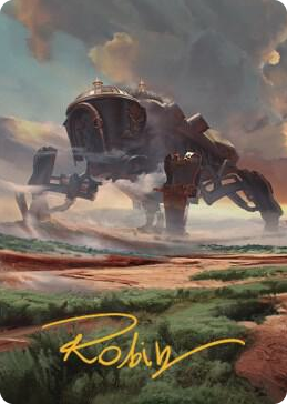 0048 Plains (48) Art Card (Gold-Stamped Signature) S Art Series: The Brothers' War