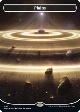 0491 Plains (491) (Borderless) (Galaxy Foil) L Unfinity