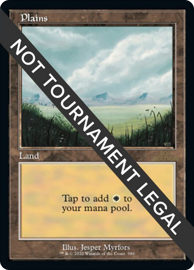 0580 Plains (580) (Retro Frame) L 30th Anniversary Edition