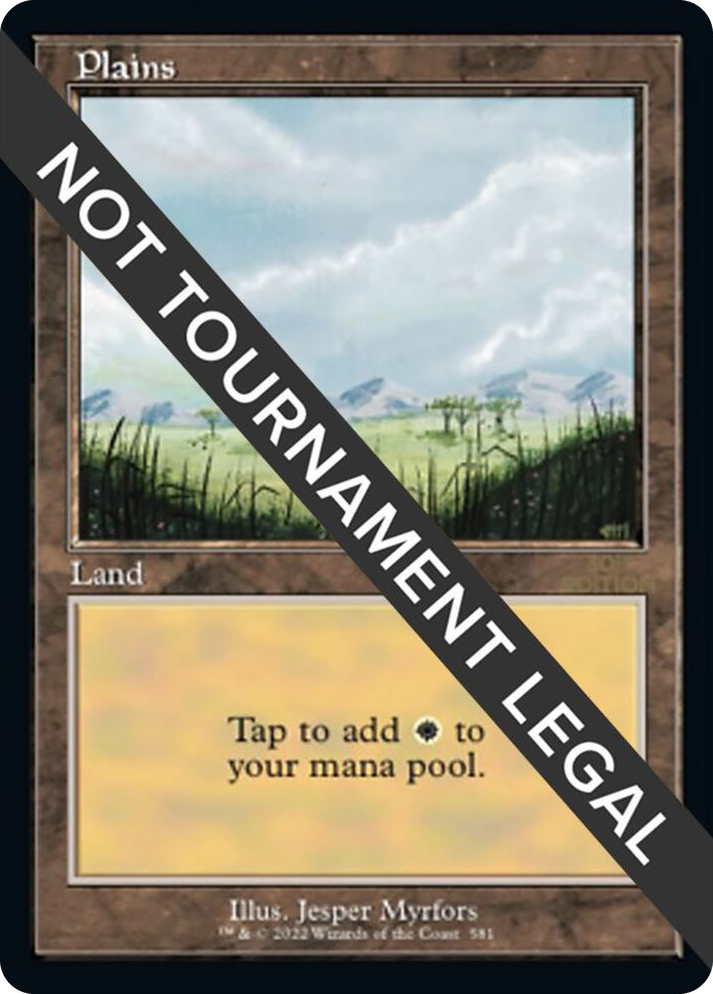 0581 Plains (581) (Retro Frame) L 30th Anniversary Edition