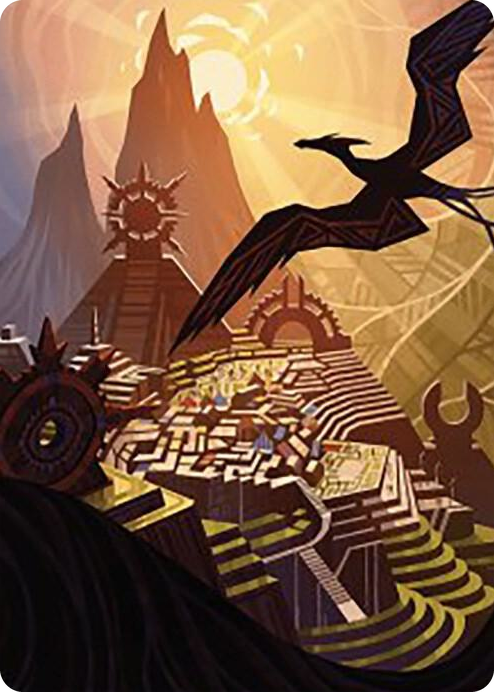 0044 Plains Art Card S Art Series: The Lost Caverns of Ixalan