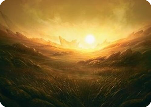 0031 Plains Art Card (31/54) S Art Series: Tarkir: Dragonstorm