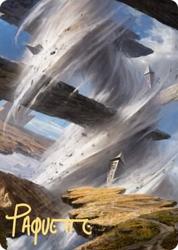 0008 Plains Art Card (8/81) (Gold-Stamped Signature) S Art Series: Zendikar Rising