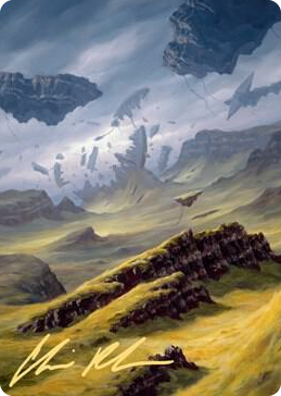 0009 Plains Art Card (9/81) (Gold-Stamped Signature) S Art Series: Zendikar Rising