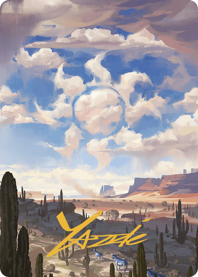 0036 Plains Art Card (Gold-Stamped Signature) S Art Series: Outlaws of Thunder Junction