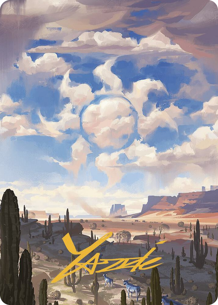 Plains Art Card (Gold-Stamped Signature) #36 S - Art Series: Outlaws of Thunder Junction Pokemon card