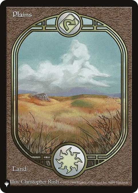 Plains (UGL) #84 L - The List Reprints Pokemon card