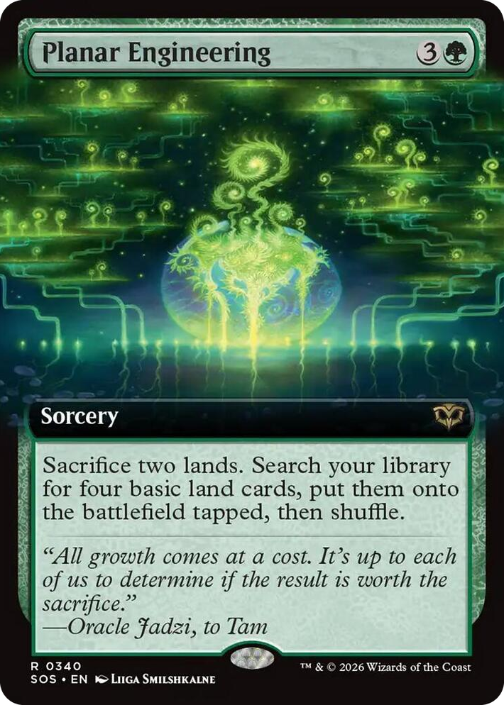0340 Planar Engineering (Extended Art) R Secrets of Strixhaven