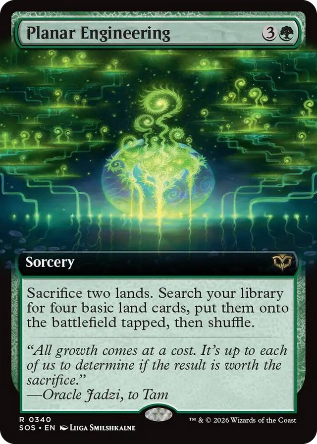 0340 Planar Engineering (Extended Art) R Secrets of Strixhaven