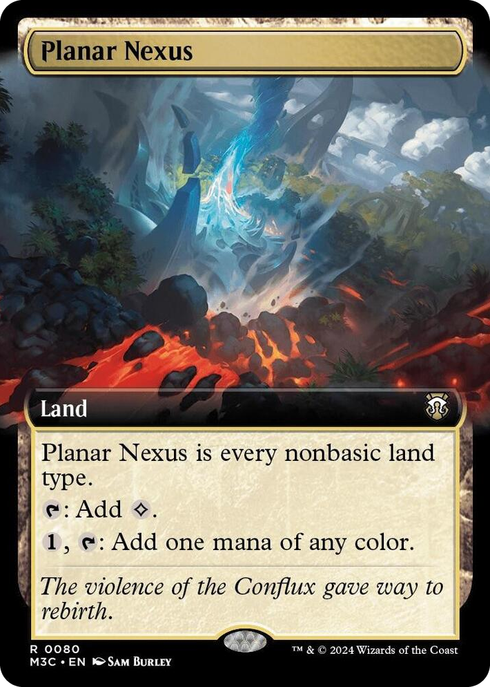 0080 Planar Nexus (Extended Art) R Commander: Modern Horizons 3