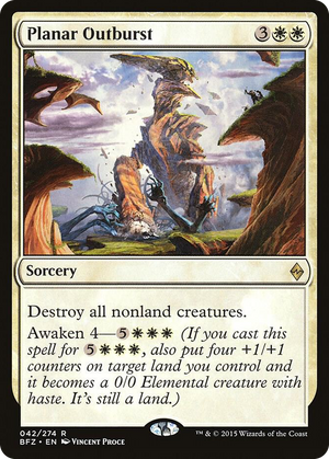 0042 Planar Outburst R Battle for Zendikar