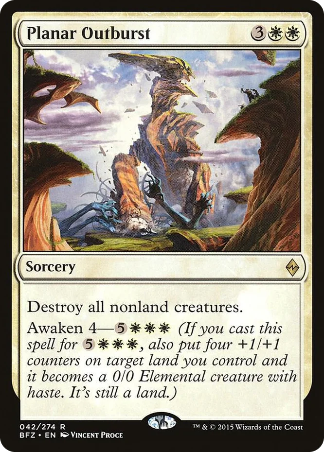 0042 Planar Outburst R Battle for Zendikar