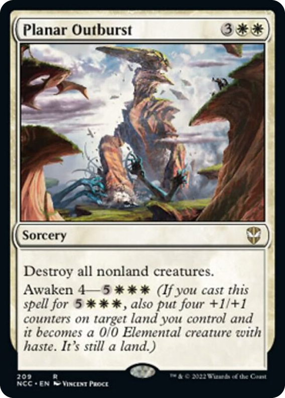 0209 Planar Outburst R Commander: Streets of New Capenna