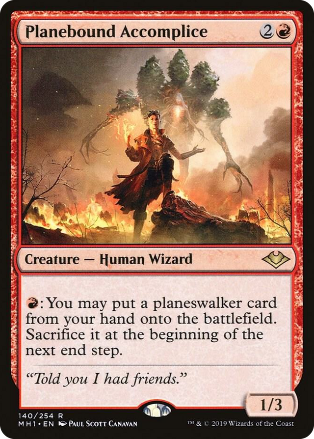 0140 Planebound Accomplice R Modern Horizons