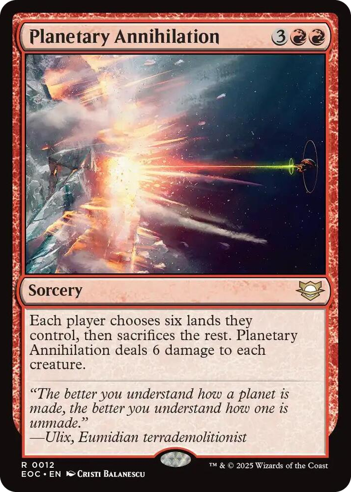 0012 Planetary Annihilation R Commander: Edge of Eternities