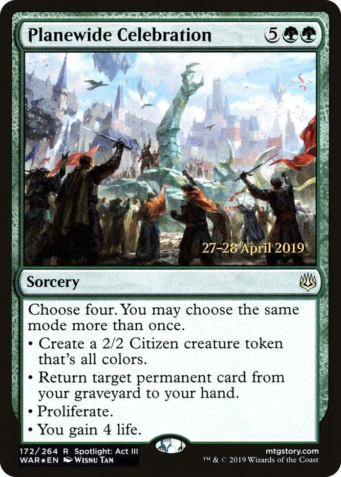 0172 Planewide Celebration R Prerelease Cards