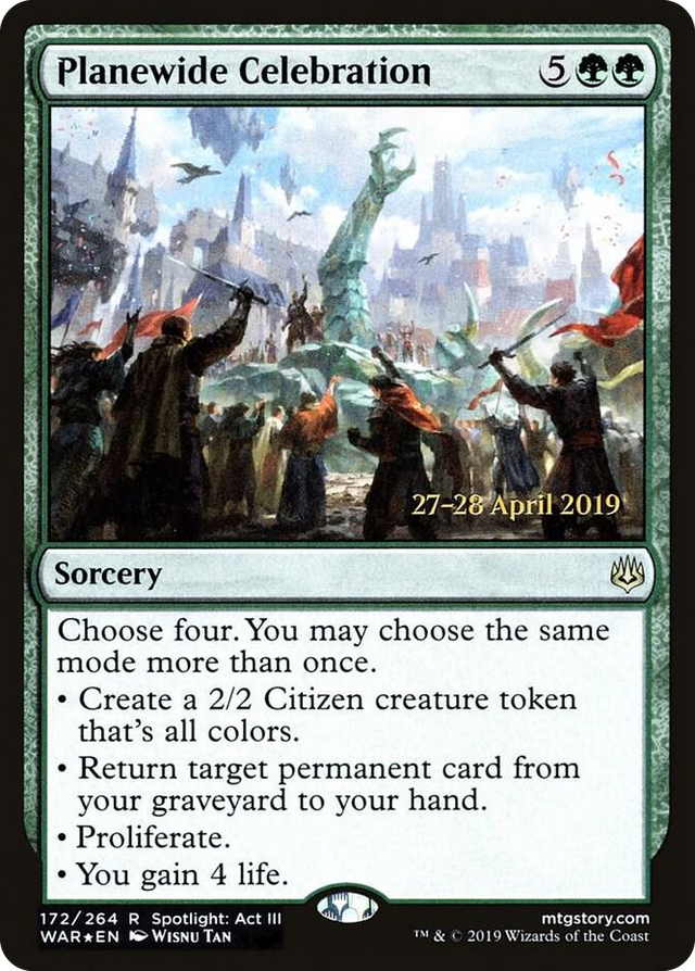 0172 Planewide Celebration R Prerelease Cards
