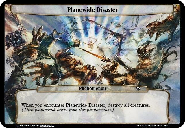Planewide Disaster #154 T - Planechase: March of the Machine Pokemon card