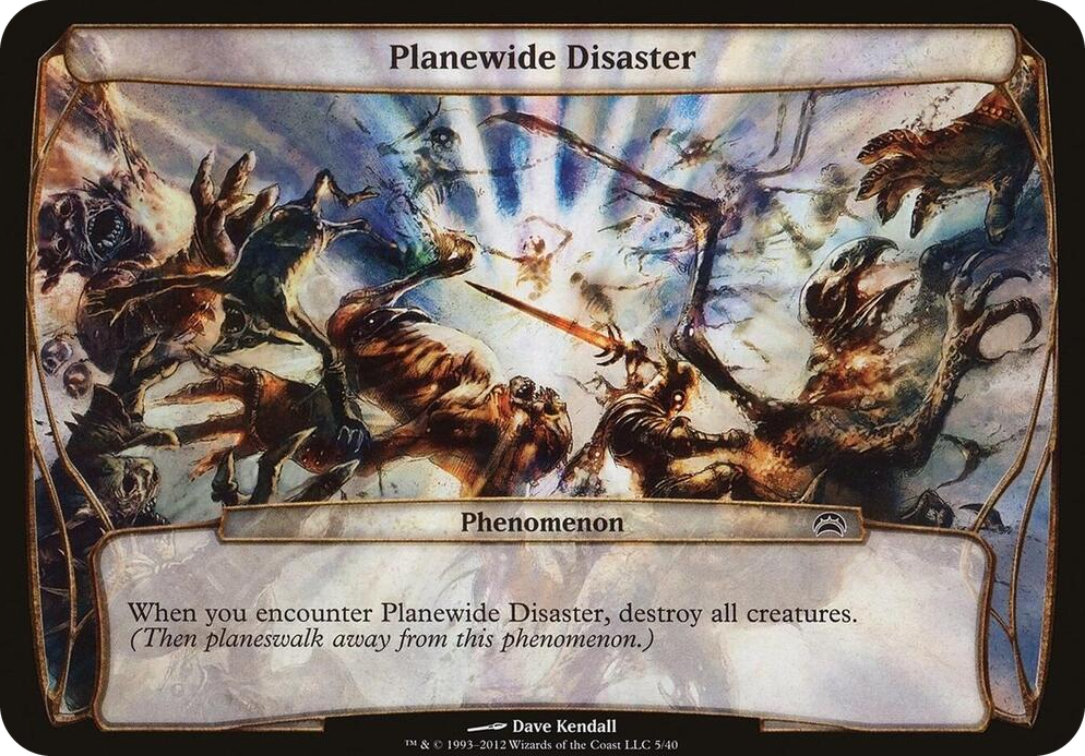 0005 Planewide Disaster (Planechase 2012) S Oversize Cards