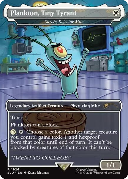 1926 Plankton, Tiny Tyrant - Skrelv, Defector Mite R Secret Lair Drop Series