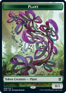 0008 Plant Token T Zendikar Rising
