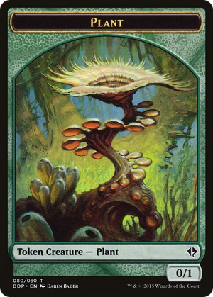 0080 Plant Token T Duel Decks: Zendikar vs. Eldrazi