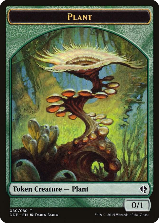 0080 Plant Token T Duel Decks: Zendikar vs. Eldrazi