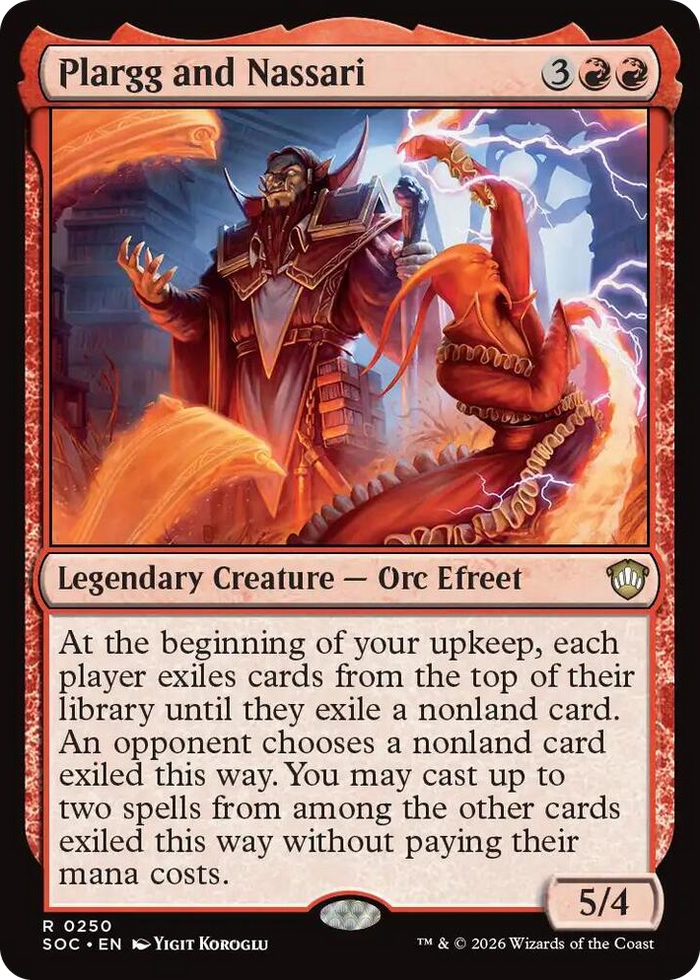 Plargg and Nassari #250 R - Commander: Secrets of Strixhaven Pokemon card
