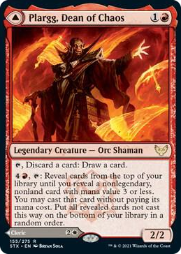 0155 Plargg, Dean of Chaos R Strixhaven: School of Mages