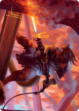 0019 Plasma Jockey Art Card (Gold-Stamped Signature) S Art Series: Streets of New Capenna