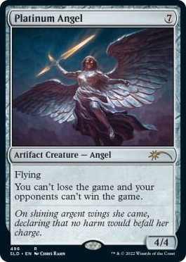 0496 Platinum Angel R Secret Lair Drop Series