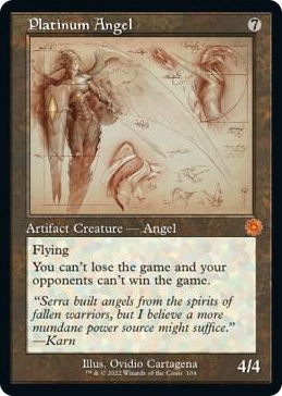 0104 Platinum Angel (Schematic) M The Brothers' War: Retro Frame Artifacts