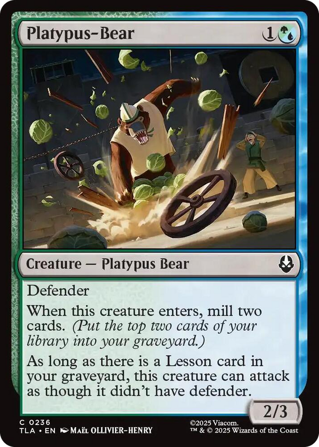 0236 Platypus-Bear C The Last Airbender