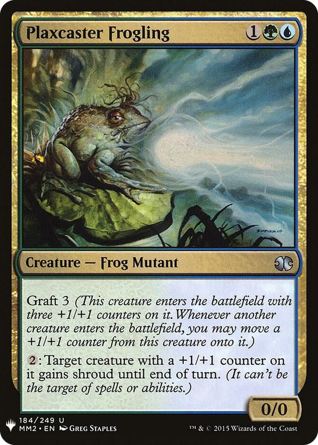 0184 Plaxcaster Frogling U The List Reprints