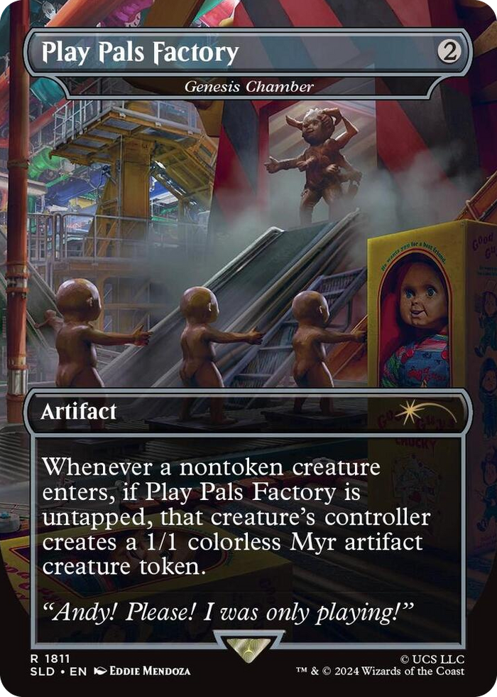 Play Pals Factory - Genesis Chamber #1811 R - Secret Lair Drop Series Pokemon card