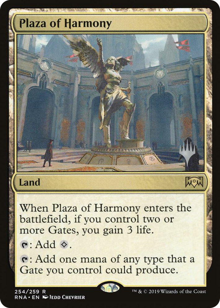 0254 Plaza of Harmony R Promo Pack: Throne of Eldraine