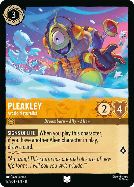 0018 Pleakley - Arctic Naturalist Uncommon Winterspell