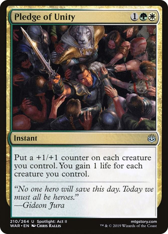 0210 Pledge of Unity U War of the Spark