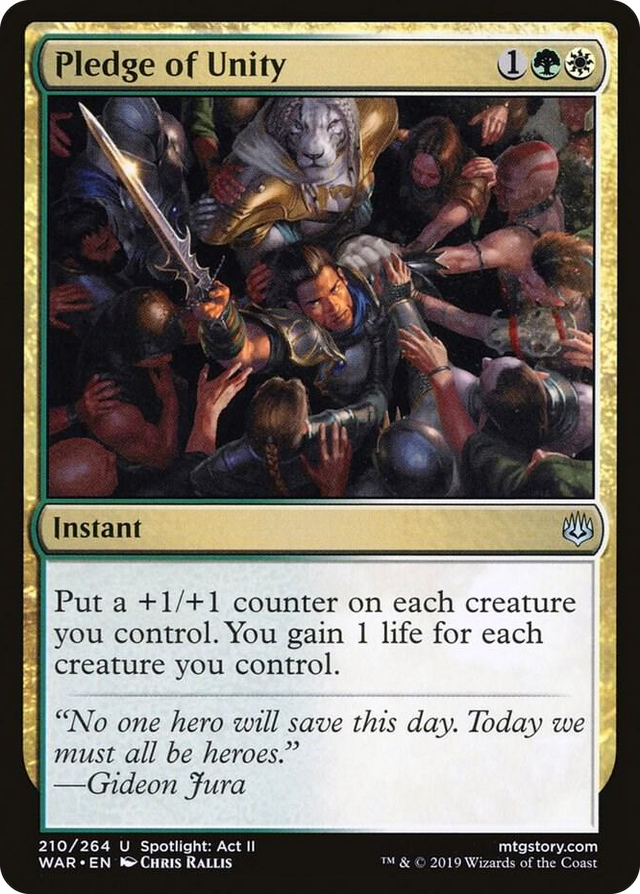 0210 Pledge of Unity U War of the Spark