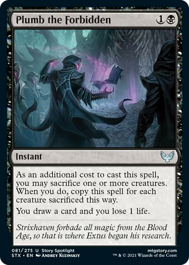 0081 Plumb the Forbidden U Strixhaven: School of Mages
