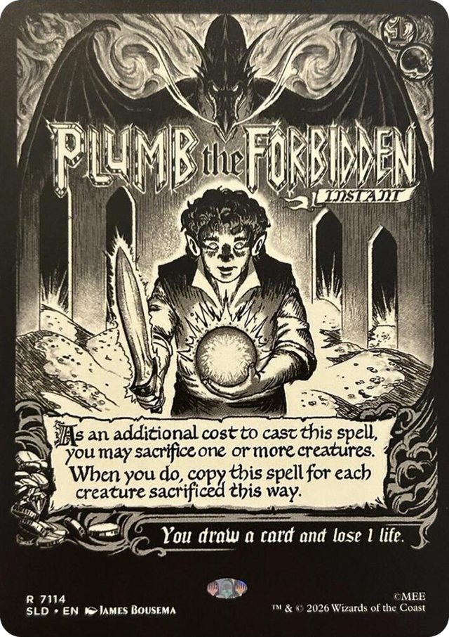 7114 Plumb the Forbidden R Secret Lair Drop Series